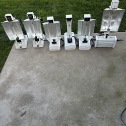 Commercial Grow Lights for Indoor Plants Lot some will need new bulb. Asking $50 for all, sold together.