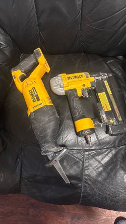 DeWalt 20V Reciprocating Saw & Pneumatic Nailer