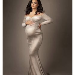 Maternity Dress Sequin 