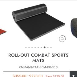 Mats Rollout Exercise, gymnastics, jiu jitsu, combat 