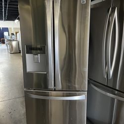 Kenmore 30”Wide French Style Stainless Steel Refrigerator 