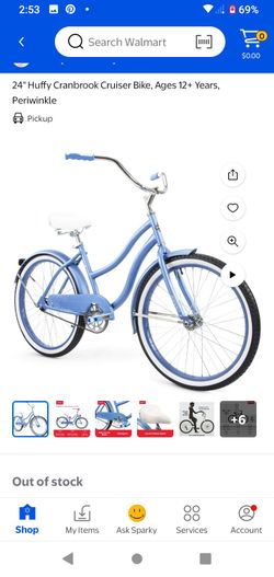 NEW Ladies 24" Huffy Cranbook Beach Cruiser Bike