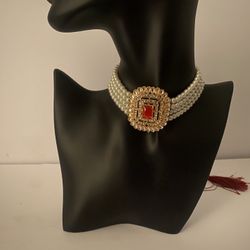 Pearl Choker Set 