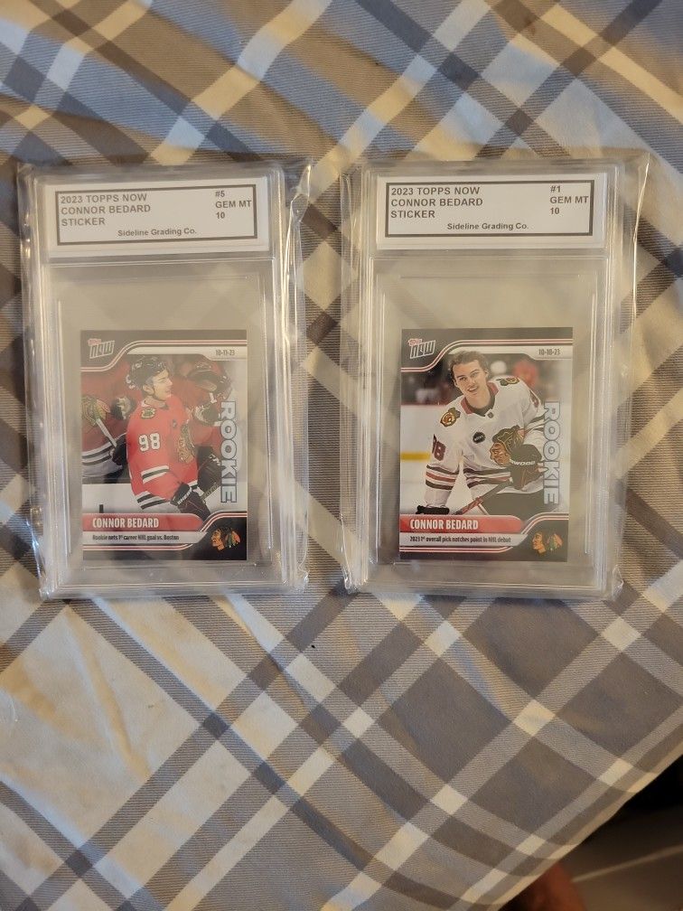 Connor Bedard Topps Now Rookie Cards 10 GEM MT