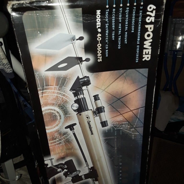 Tasco Luminova 675 Power Refractor Telescope