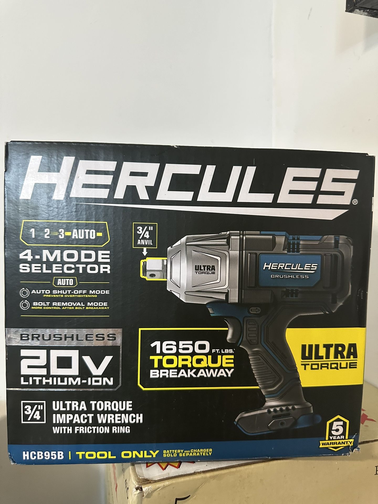 Hercules 3/4 Ultra Torque Impact Wrench (TOOL ONLY)