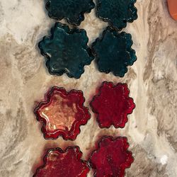 Coasters , Small Plates Or Candle Holders