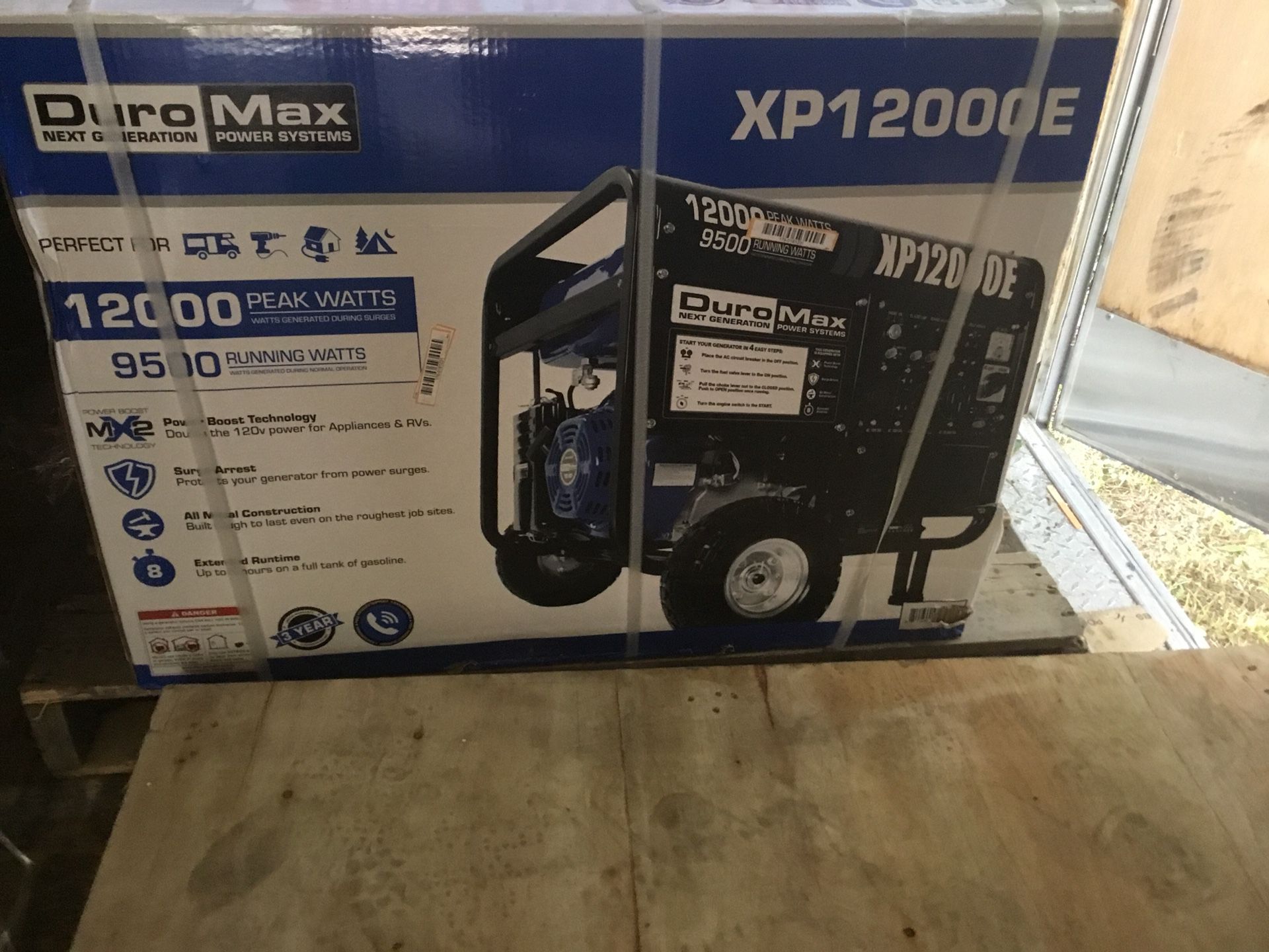 Duramax Generator XP 12000E new in theBox $750