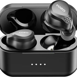 TOZO NC7 All-Function Hybrid Active Noise Cancelling Wireless Earbuds, Bluetooth 5.3 Headphones with Ultra Long 72H Playtime, in-Ear Detection, App Cu