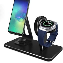 Phone Stand With Gear S2 Watch Charger Stand