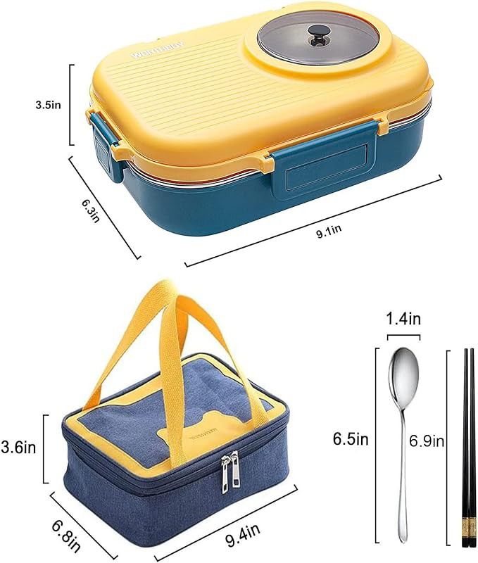 3 Compartment  Bento Lunch Box