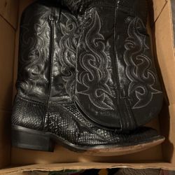 Men’s python boots Dan post