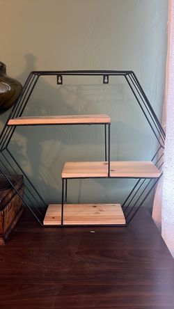 Hexagon Mini Trinket Shelf