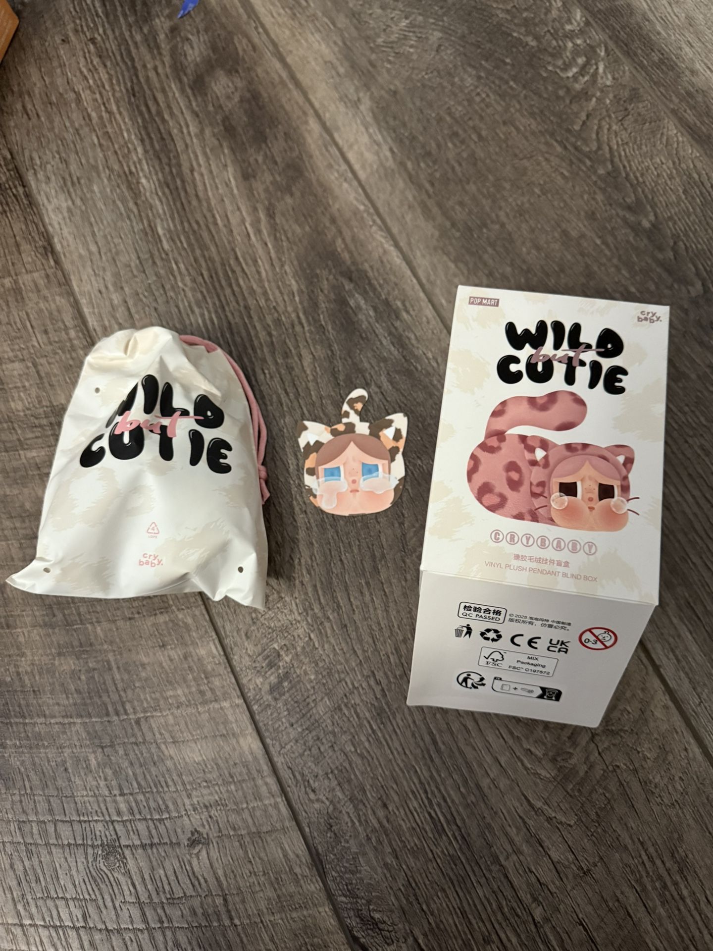 POPMART CRYBABY Wild but Cutie Series-Vinyl Plush Pendant Blind Box - Vintage Cutie