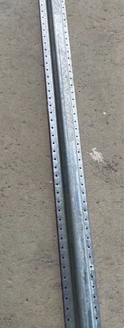 Steel fence post  -  galvanized