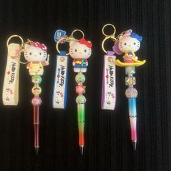 Hello Kitty Pen & Keychain 