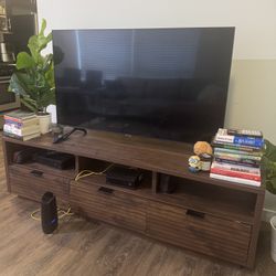TV + TV Stand For Sale - $600