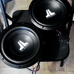 2 JL Audio 10” subwoofers-no box