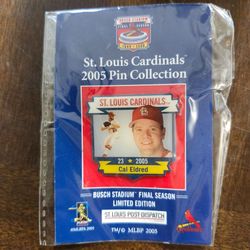 CAL ELDRED St. Louis Cardinals 2005 Collection Hat Lapel Pin - BRAND NEW