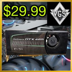 *CLASSIC* EVGA GeForce GTX 465 GPU (PCIe Graphics Card) – 2010