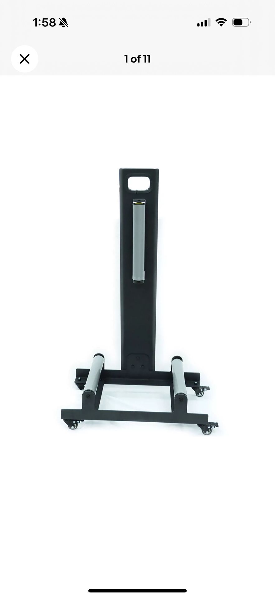 Wheel Cleaning Stand with Rollers Wheel Detailing Stand for Coating Polishing