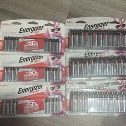 3 Packs Of AA & 3 Packs Of   AAA Energizer