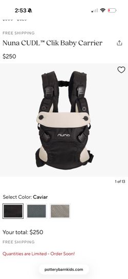 Like New! Nuna Pottery Barn infant carrier!
