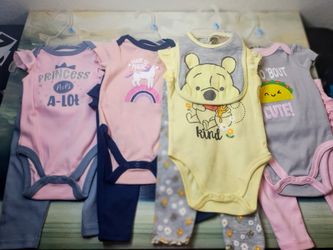 4 Baby Girl Outfits 3 To 6 Months