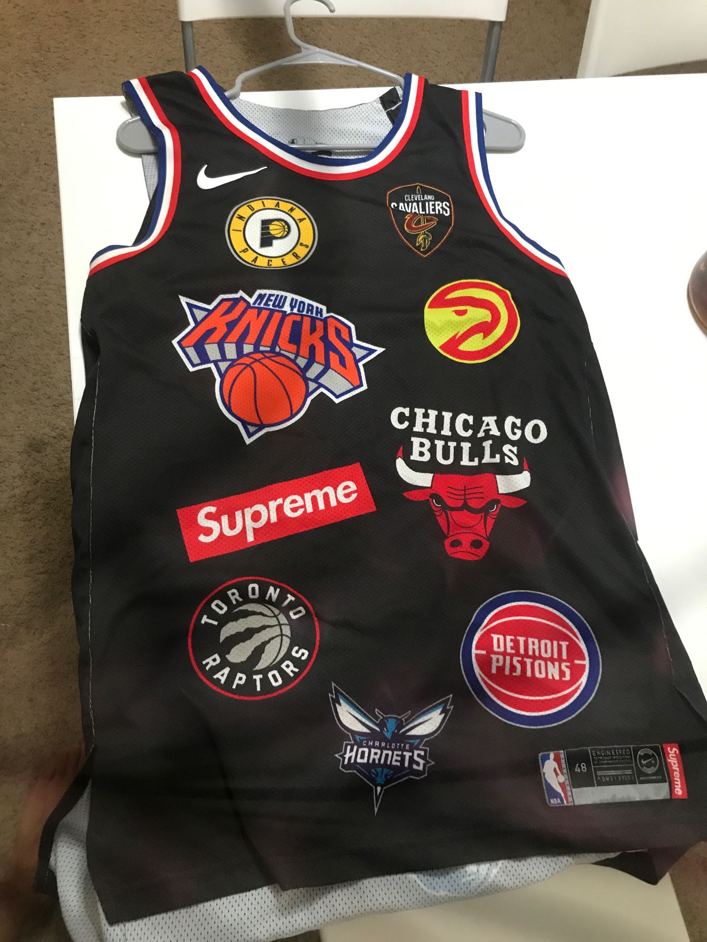 Supreme nba jersey