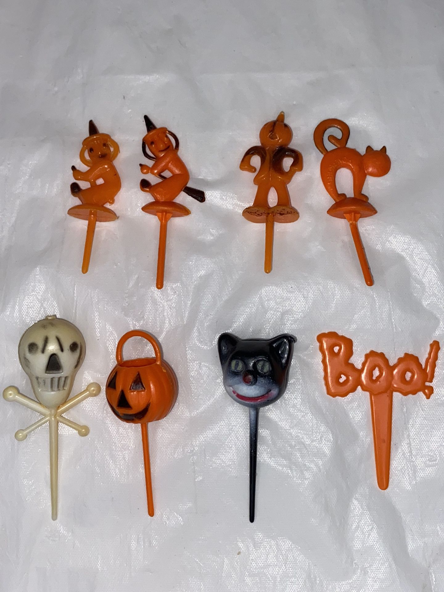HALLOWEEN CAKE TOPPERS pumpkin SKULL BLACK CAT CUPCAKE HONG KONG