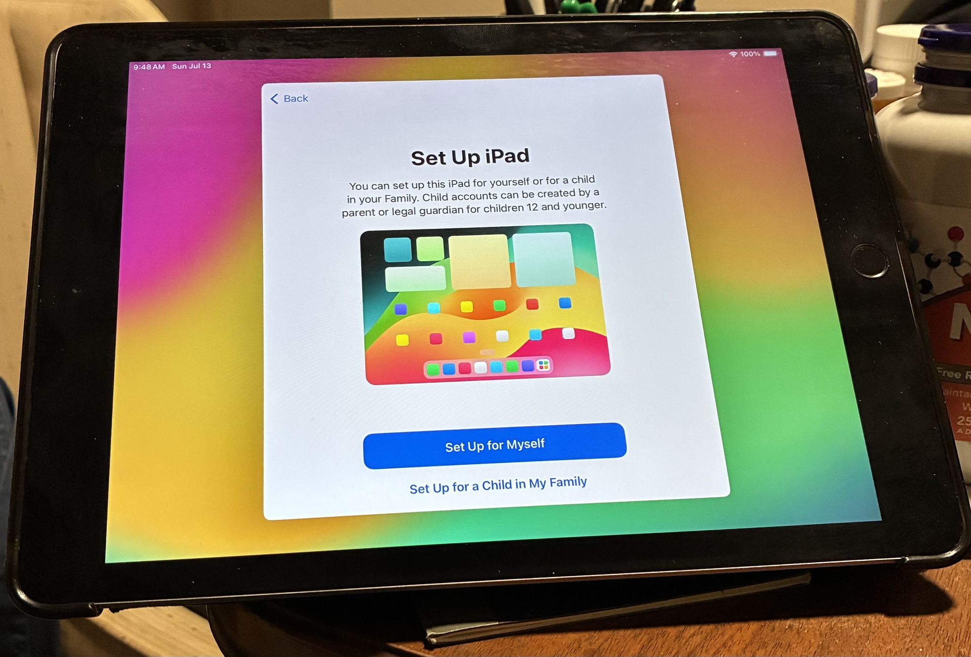 ipad/6th gen/32gb