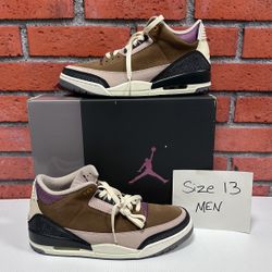 Nike Air Jordan 3 Retro ‘Winterized Archaeo Brown’ Size 13