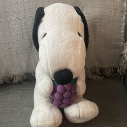 Snoopy Boysenberry Stuffed Animal