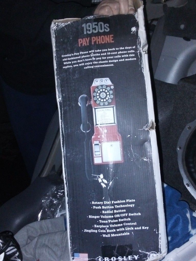 Payphone 1950's Crosley NEW