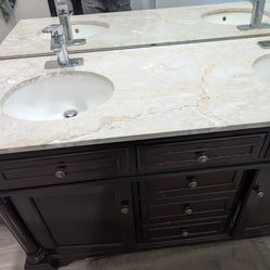 Two sink vanity