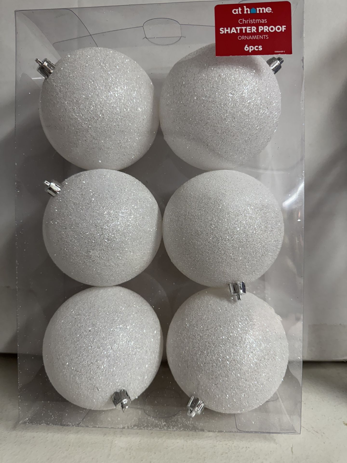 6pc Christmas Shatterproof Ornament Set! NEW!!