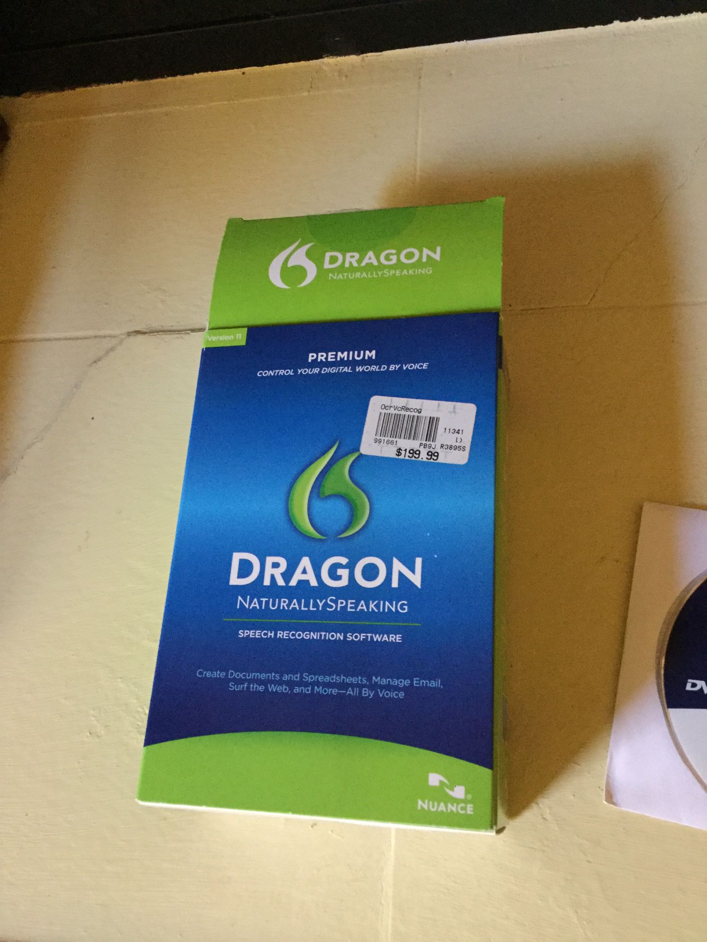 Dragon speech recognition software
