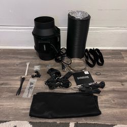 AC Infinity 6” duct fan w/kit accessories & 20’ ducting