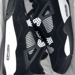 Jordan 4 Retro White Thunder New 