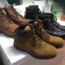 Work Boots For Men Size 13   - 4 Pairs Available 