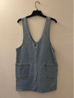 Denim mini dress