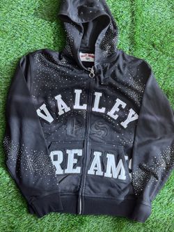 Valley Dreams Rhinestone Zip-Up Hoodie