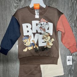 Paw patrol set size 2t 