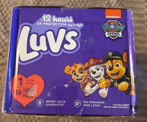 New Luvs Baby Disposable Diapers Size 1 (8-14 lbs) 116 Count