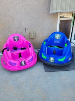 Flybar Kids Electric Bumper Cars Set of 2 With charger