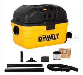 4 Gal. 5.0 HP Poly Wet/Dry Vacuum with Hose and Accessories