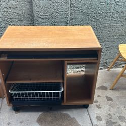 Brown Desk Or Tv Stand