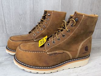 Carhartt Waterproof 6" Nano Toe Wedge Work Boot FW6425-M Size 9 (A1D032472)