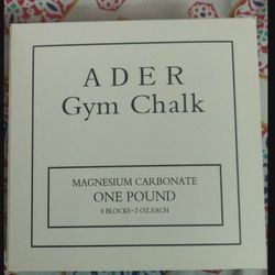 Ader Gym Chalk  One Pound (8 Blocks)