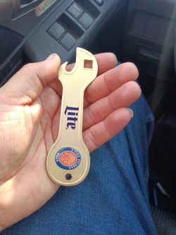 Miller Lite Bottle Opener Cool Vintage Style Wrench 